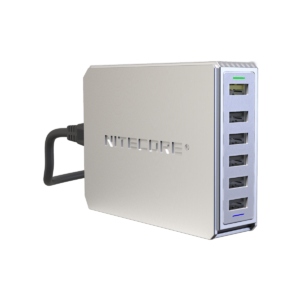 UA66Q — UA66Q adaptorul pentru desktop USB QC cu 6 porturi are o putere maximă uimitoare de 68W. Fiecare port USB...