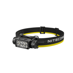 HC65 UHE — Lanternă frontală NITECORE HC65 UHE, cu flux maxim de 2 000 lm și distanță de iluminare de până la 222 m.