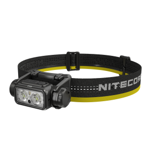 NU45 — Lanternă frontală NITECORE NU45, cu flux maxim de 1 700 lm și distanță de iluminare de până la 172 m.