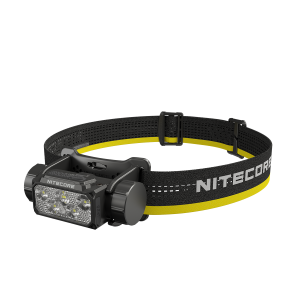 HC70 UHE — Lanternă frontală NITECORE HC70 UHE, cu flux maxim de 1 600 lm și distanță de iluminare de până la 156 m.